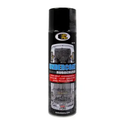 Undercoat Rubberized Spray BOSNY B104 Size 600 CC. Black