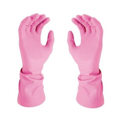 Latex Gloves PARAGON Size 12 INCH Pink