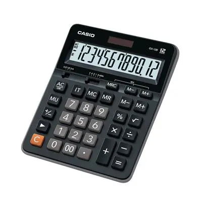Calculator CASIO GX-12B-BK 12 Digits Black