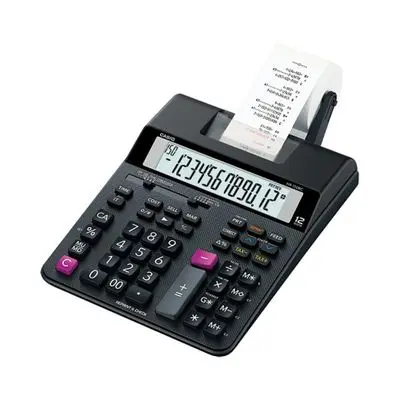 CASIO Printing Calculator (HR-150RC+AD), Black