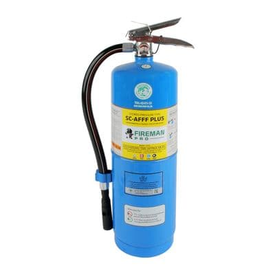 Multipurpose (Green Label certified) Fire Extinguisher SC-AFFF PLUS FIREMAN PRO Size 10 lbs Blue