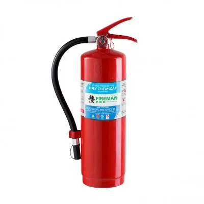 Multipurpose Dry Chemical Fire Extinguisher FIREMAN PRO 6A20B Size 10 lb Red