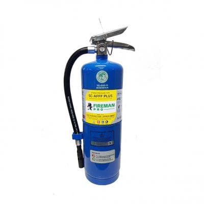 Multipurpose Fire Extinguisher Water Additive FIREMAN PRO SC-AFFF PLUS Size 15 lb Blue