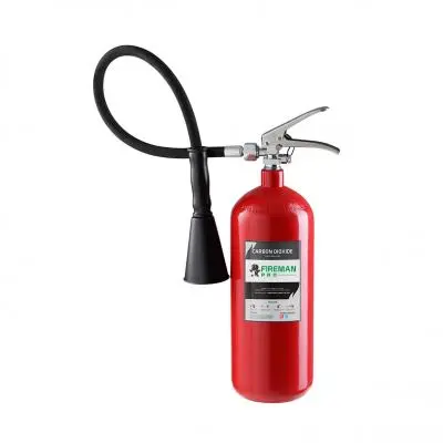 Fire Extinguisher CO2 FIREMAN PRO Size 5 lb Red