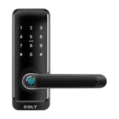 กุญแจดิจิทัล Mortise Lock COLT รุ่น H15B สีดำด้าน