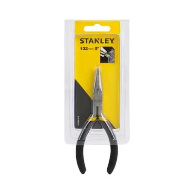Long Nose Plier STANLEY No.84-119 Size 5 Inch Black - Yellow