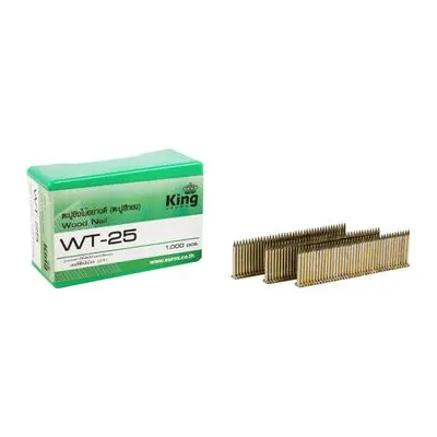 Air Nail for Wood KING WT25 25 mm (Pack 1,000 Pcs.)
