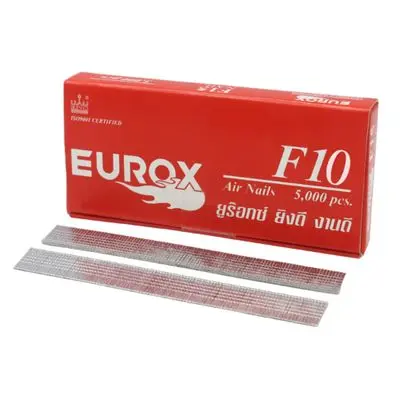 Wood Nails EUROX F10 10 mm (Pack 5,000 Pcs.) Silver