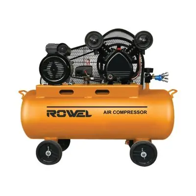 ROWEL Belt Pneumatic Pump (BV51/65S), Power 1.5 HP Size 65 L., Orange Color