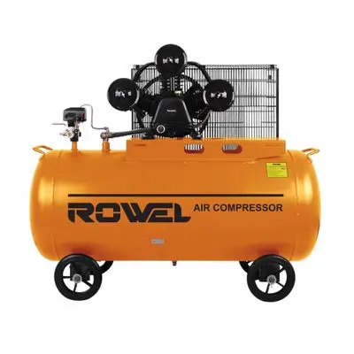 ROWEL Air Compressor (RW 653/200), Capacity 200 L. Power 2 HP. Orange Color