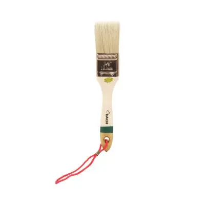 Paint Brush Wooden Handle HACHI Size 1.5 Inch Black - Red