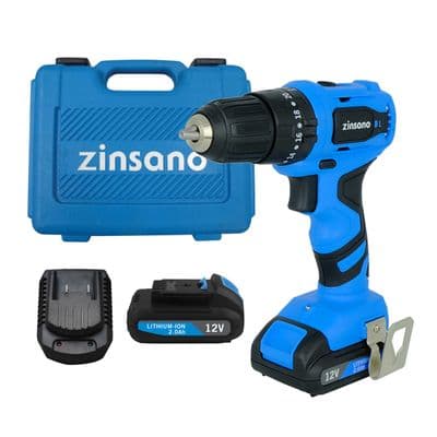 Cordless Impact Drill (With Battery) ZINSANO CL1220G1 Power 12V Blue