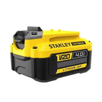 STANLEY Li-Ion Battery (SB204-B1), Power 20 V, 4.0 Ah, Yellow - Black