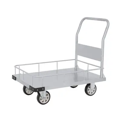 Stainless Steel Platform Truck With Sides - Fixed Handle JUMBO ST1-7011T Capacity 500 kg