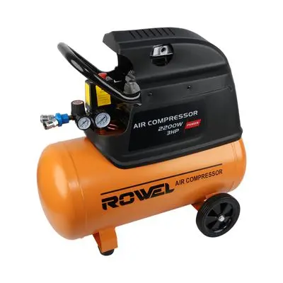 ROWEL Air Compressor 50 L (RW-4850), 3 HP, Orange