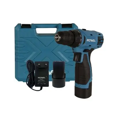 ROWEL Cordless Drill Power with Battery Included 1.5 Ah. (RW-110), 12V