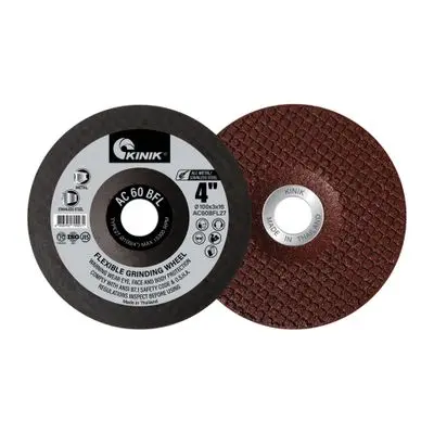 KINIK Grinding Wheel (AC60BFL27), 4 Inch Thickness 3 mm.
