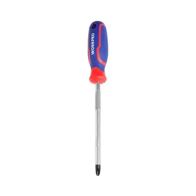 WORKPRO Screwdriver with Tri-Color Handle CR-V (WP221032), PH3 x 150 mm