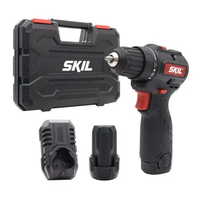 SKIL Cordless Electric Drill Brushless (DL5212SE00), 10 mm. 12 Volts, Battery Included