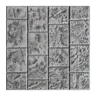Stamp Pavement Titan Rock DURA Size 40 x 40 x 3.5 CM. Grey