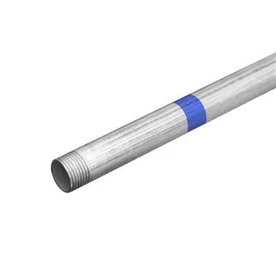 RHONG YAI Galvanized Steel Pipes (Blue Stripe), 1 1/2 Inch x 6 Meter