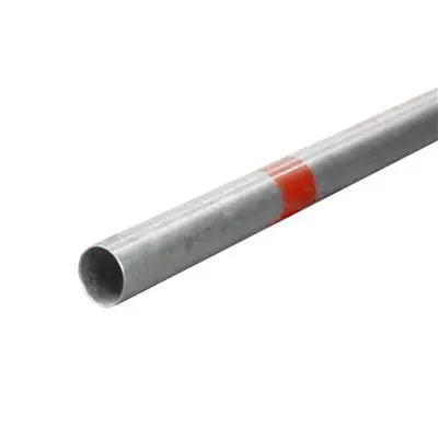 RHONG YAI Galvanized Steel Pipes (Red Stripe), 1 Inch x 6 Meter