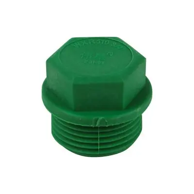PPR Plug R3/4 THAI PP-R Size 25 x 25 x 25 MM. Green