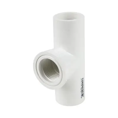 TS Faucet Tee THAI PIPE Size 3/4 Inch White