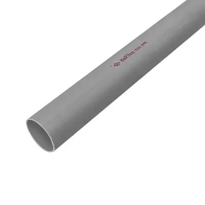 UPVC Pipe Class 5A THAI PIPE Size 1 1/2 Inch x 4 Meter Inch Grey