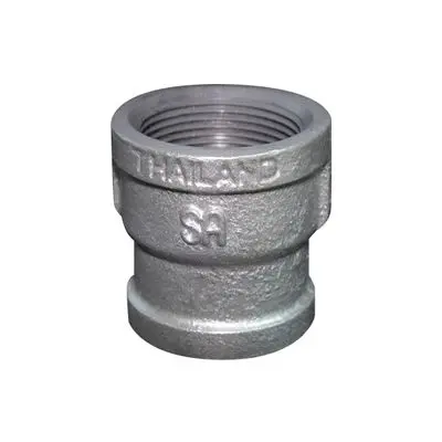 Reducing Coupling Steel SA Size 2 x 1 1/2 Inch Silver