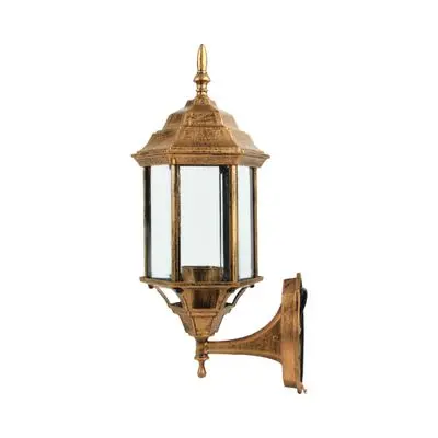 Outdoor Wall Lamp 1xE27 W.L.LIGHTING WL-A606 BG Size 17 x 17 x 43 CM. Antique Gold