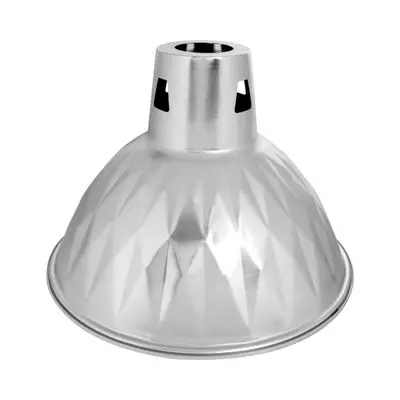 Aluminum Lamp E27/E40 SP No.6422 Size 33 x 33 x 41 CM. Silver