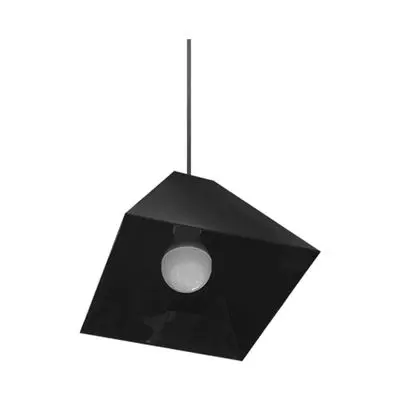 โคมไฟแขวนพลาสติก E27x1 BEC รุ่น IBIX/BK สีดำ