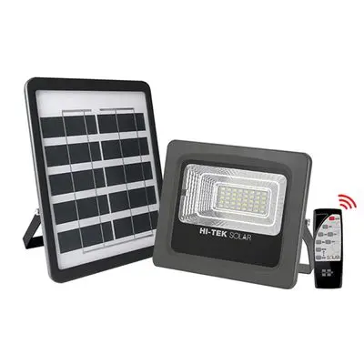 Solar Flood Light LED 30W DL HI-TEK HFSF00030D Grey