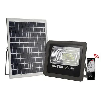 Solar Flood Light LED 100W DL HI-TEK HFSF00100D Grey