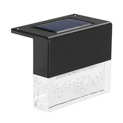 ไฟติดบันได-กำแพงโซลาร์เซลล์ 0.02W RGB+Warm White LUZINO รุ่น STW2111 สีดำ