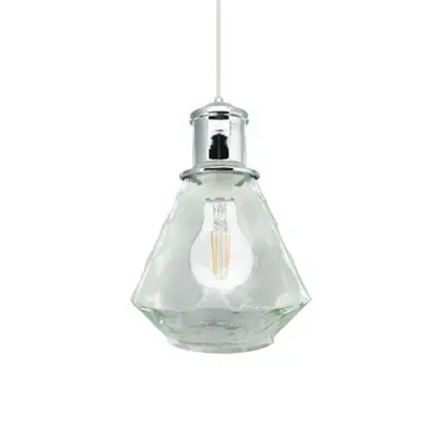 Glass Pendant Lamp HI-TEK JUILIA HFDJU00001 (E27X1) Clear