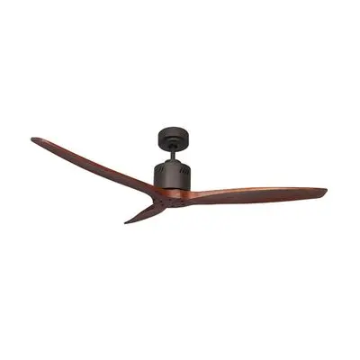 Solid Wood Ceiling Lamp with Remote Control) WIN FAVOUR FD-SP008 Size 54 Inch Brown