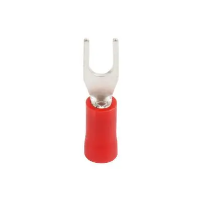 Insulated Spade Terminals Y Type KENION VF1.25-S3A (Pack 20 Pcs.) Red