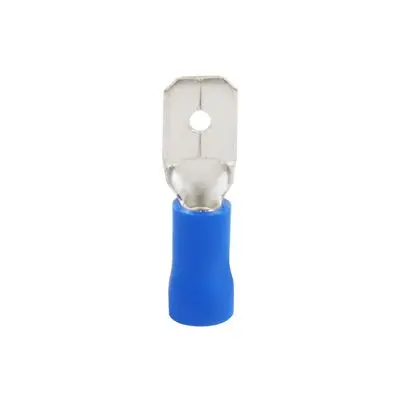 Insulated Male Terminals KENION MSO16250F (Pack 15 Pcs.) Blue