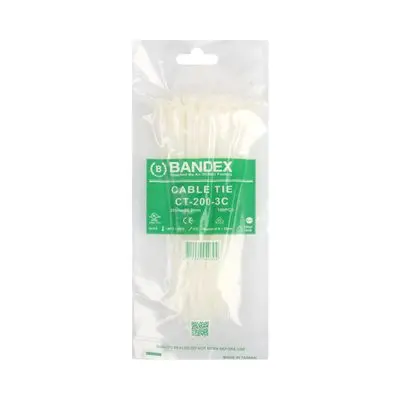 Cable tie BANDEX CT-200-3C Size 8 Inch White