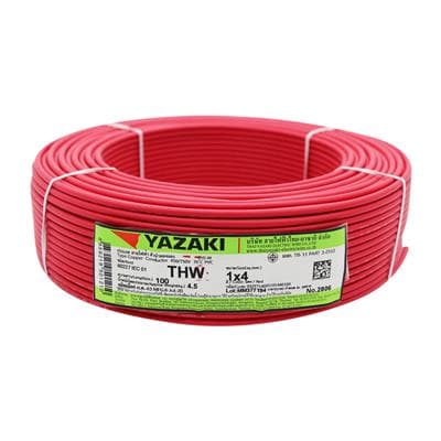 สายไฟ YAZAKI รุ่น 60227 IEC01 THW1x4