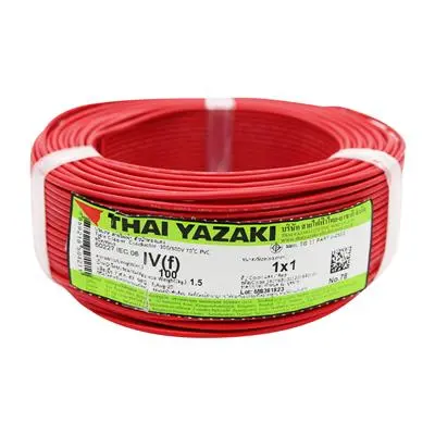 Electric Cable YAZAKI 60227 IEC 06 IV(f)1x1 Size 100 M. Black