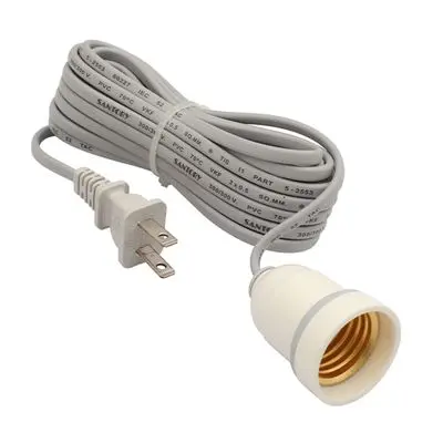 LAMP HOLDERS WITH EXTENSION CORDS SANTORY LC-168 E27 5M.