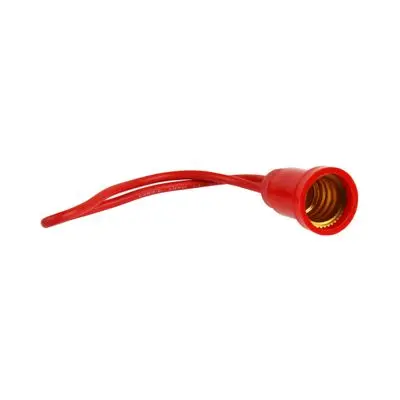 Pigtail Lampholders SANTORY LH-18 (E12) Red