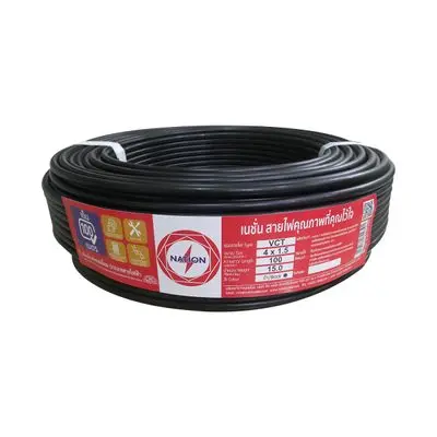 Electric Cable NATION 60227 IEC 53 VCT 4 x 1.5-2.5 Size 100 M. Black