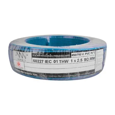 Electric Cable (Cutting Per Meter) NNN IEC 01 THW Size 1 x 2.5 SQ.MM.