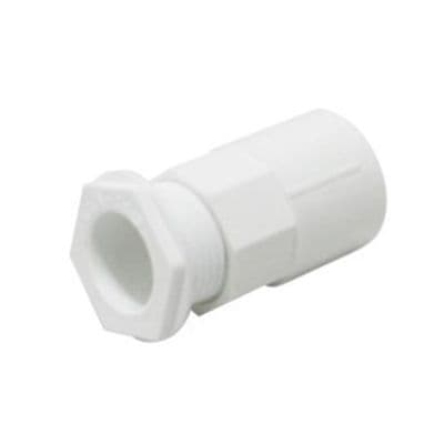 Threaded Male Busher For Conduit EAGLE EAGLE-BH20/BP Size 20 MM. (Pack 20 Pcs.) White
