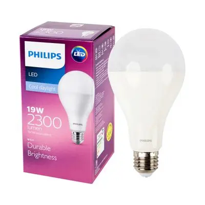 หลอดไฟ LED 19 วัตต์ Cool Daylight PHILIPS รุ่น LEDBULB A80 E27