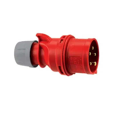 Plugs HACO No. 015-6V, 400V, 5Pin Red